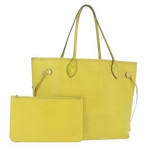 LOUIS VUITTON Epi Neverfull MM Tote Bag Yellow Pistachian M40956 LV Auth bs31791